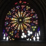 Stain glass view within. 